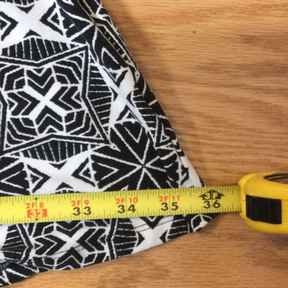 XL New Directions white geometric pattern stretch dress - Picture 12 of 16